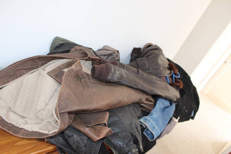lot 115 image: Leather, Jean Jackets