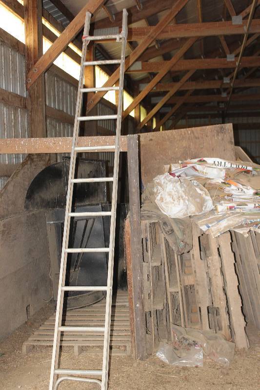 lot 39 image: 12ft. Aluminum Ladder