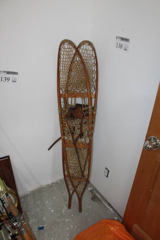 lot 138 image: Snocraft Wood Snow Shoes