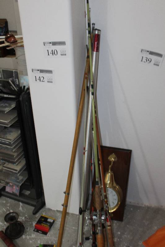 lot 140 image: Fishing Equipment - Rods, Reels