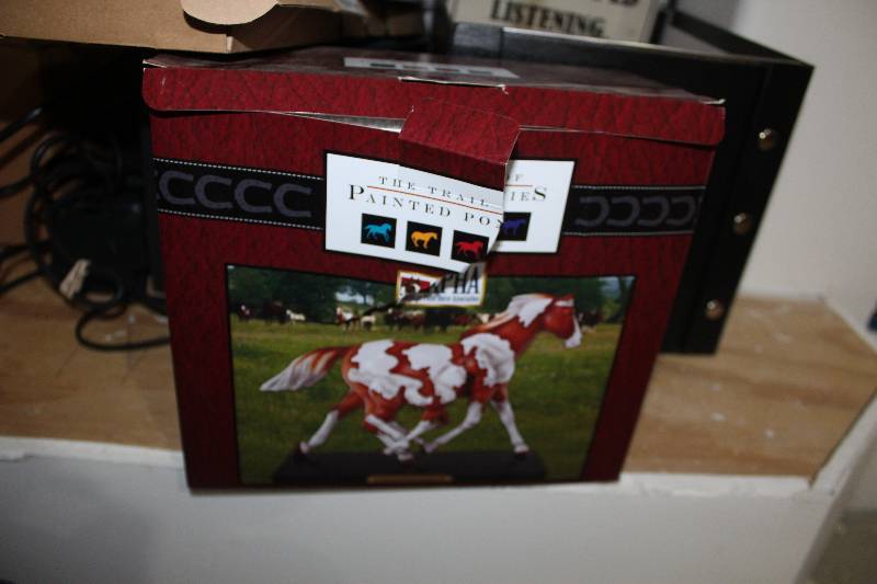 lot 147 image: Painted Pony Horse Statue
