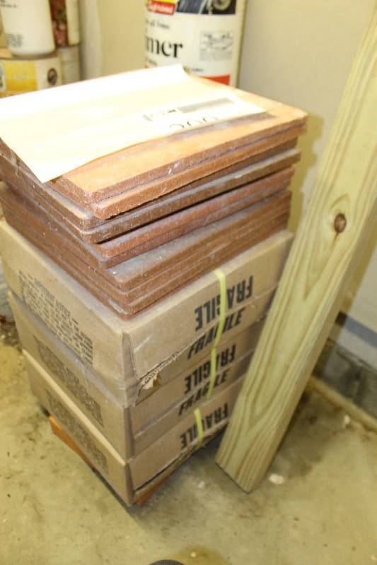 lot 200 image: Lot of (Approximately 40) 12x12in. Tile
