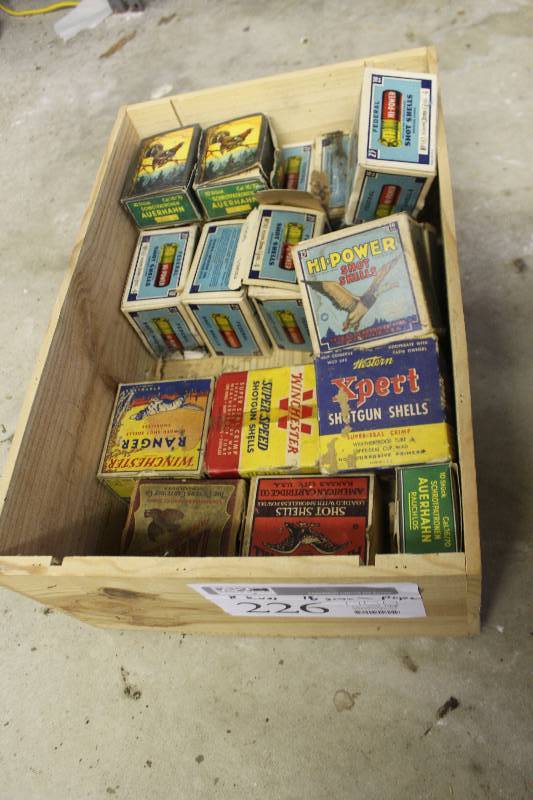 lot 226 image: Lot of (18) Boxes of 16-Gauge Ammo