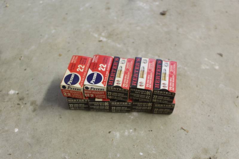 lot 208 image: Lot of (Approximately 500) Rounds of Peters .22 Ammo