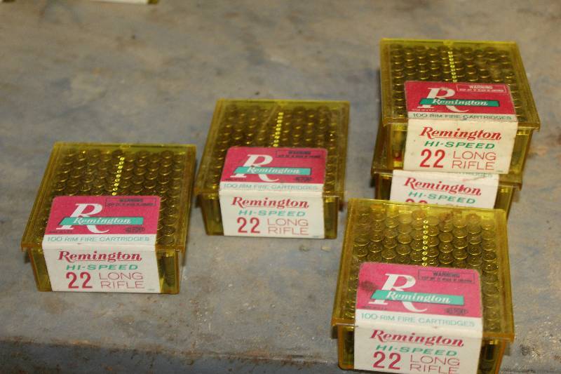 lot 212 image: Lot of (Approximately 500) Rounds of Remington .22 Ammo