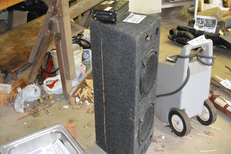 lot 271 image: Lot of (2) Stereo Equipment Includes Bose Amplifier, Pyle Driver Subwoofer
