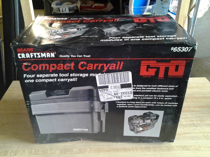 lot 6 image: New Craftsman Compact Carry-All Tool Box