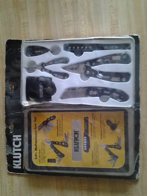 lot 9 image: New Klatch 5 Pc. Multi-Tool Set