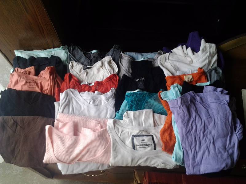 Long Sleeve Layering Tops Size SM