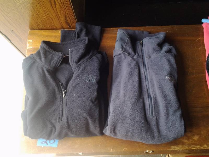2-The North Face Quarter Zips Size M