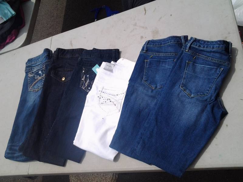 Assorted Leggings & Boot Cut Jeans Size 24 26