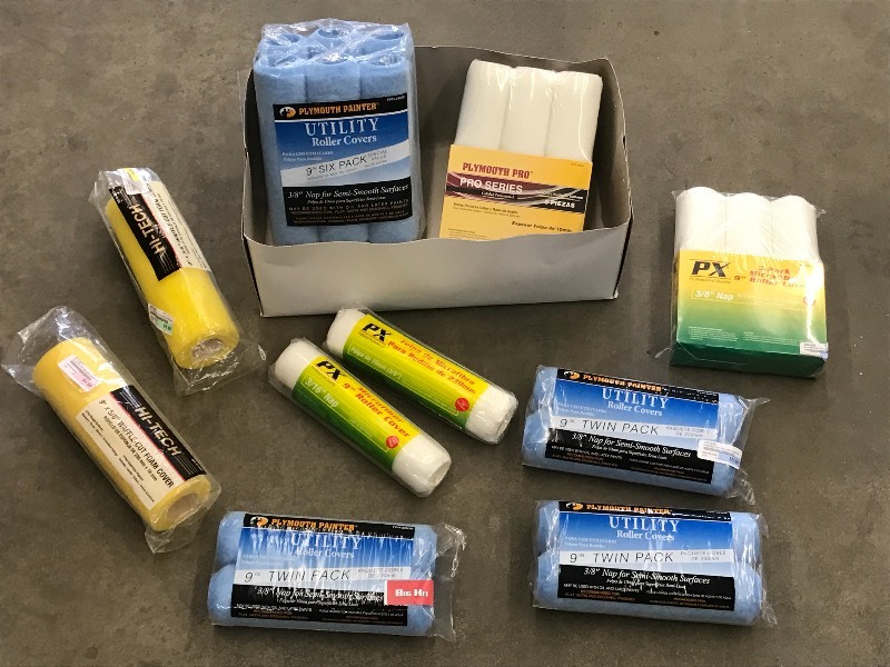 Box Full Of New 9 Roller Covers ...