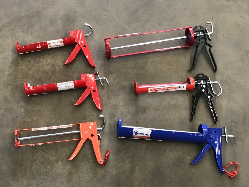 Lot Of (6) New Caulk Guns ...