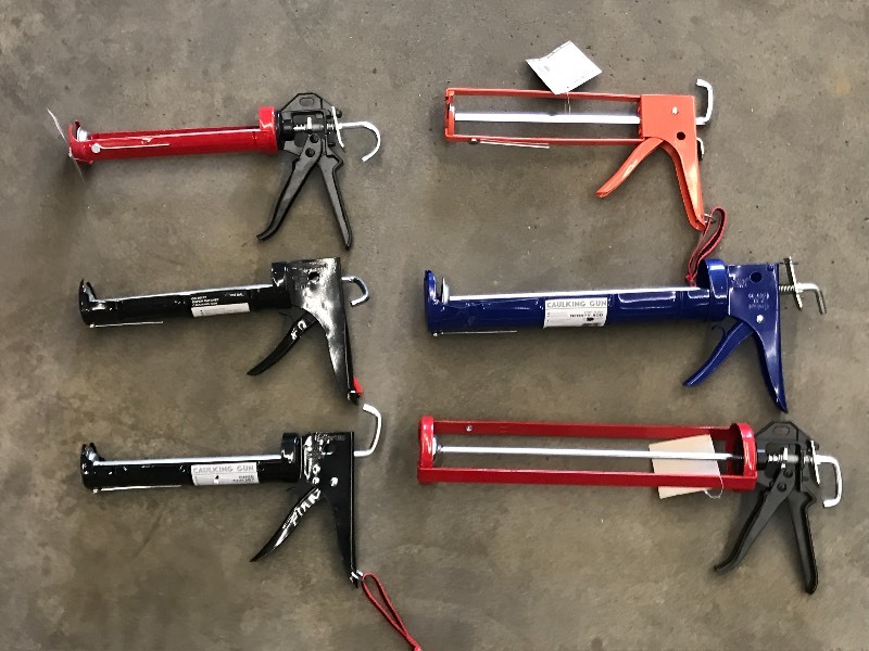 Lot Of (6) New Caulk Guns ...