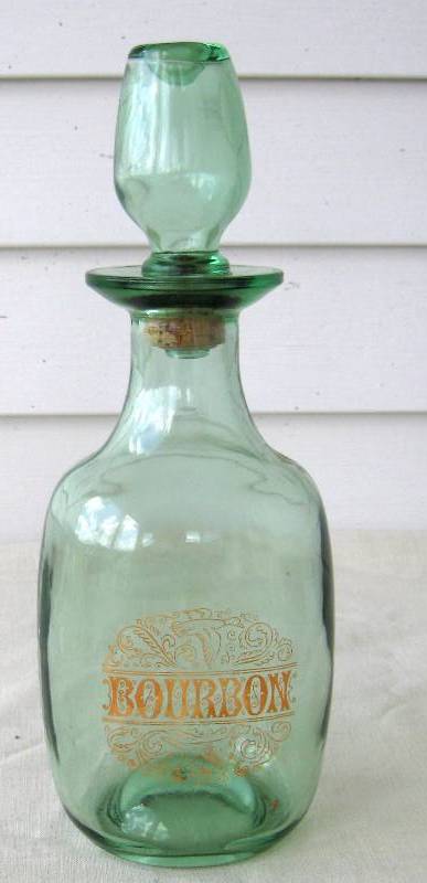 lot 4 image: Vintage Glass Decanters, Labeled Stemware 