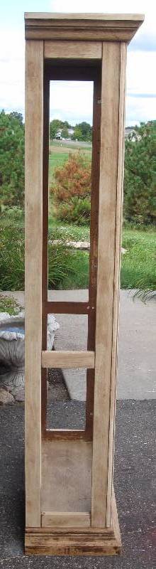 lot 35 image: Vintage, wood Curio Cabinet  Bookshelf  Pantry - Ready for re-fresh