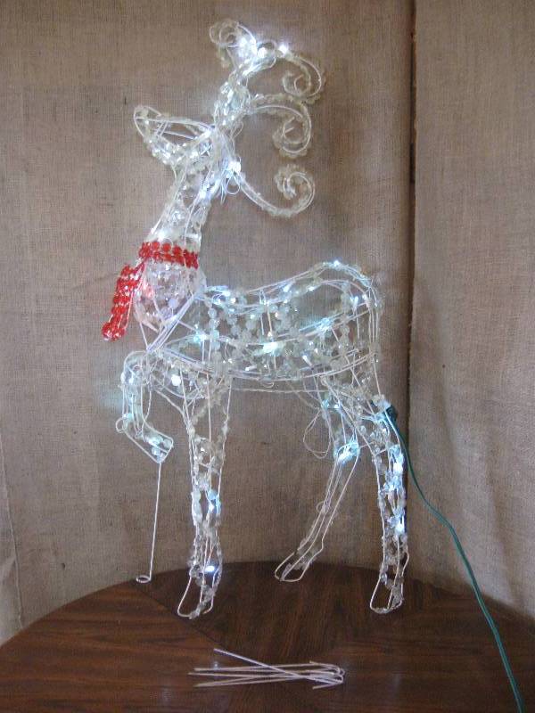 lot 69 image: Lighted Outdoor Reindeer - Holiday Decor