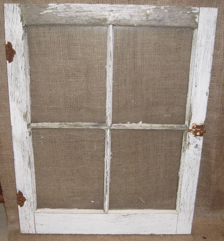 lot 13 image: (2) 4 Panel Wood Sashes Windows
