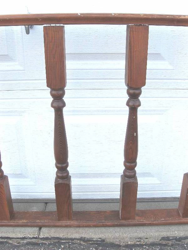 lot 31 image: Vintage Wood Railing Section