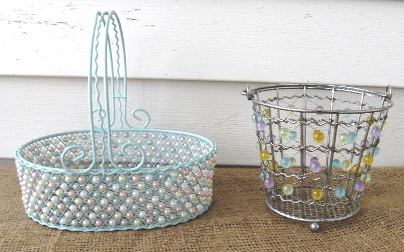 lot 63 image: Collection of Metal & Wire Baskets