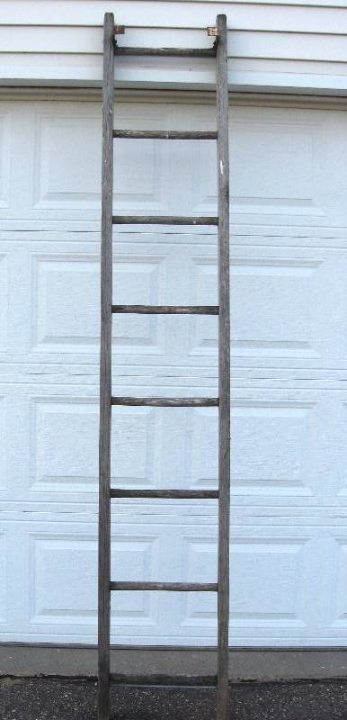 lot 32 image: 94 Antique Ladder