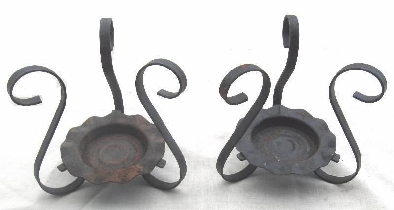 lot 97 image: Vintage Candle Holders