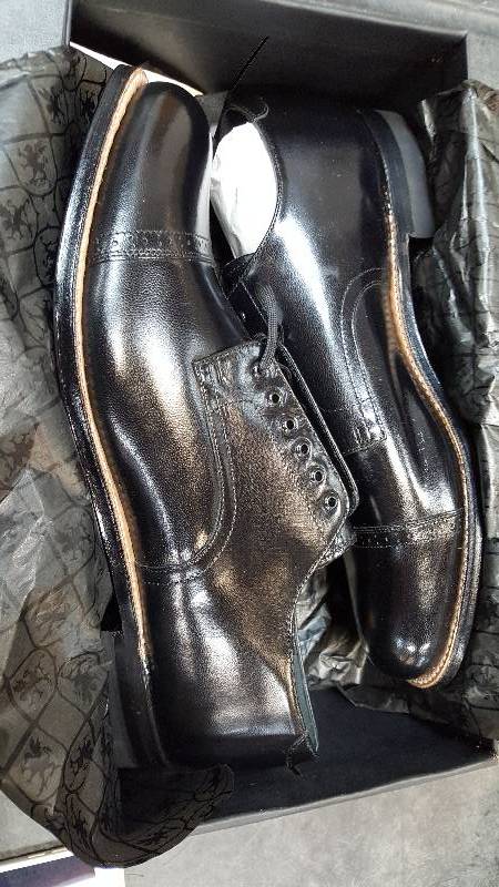 Mens Stacy Adams Madison Lo Black Dress Shoe  Shoes -&nbsp10