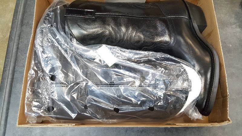 Mens Laredo Trucker Wide Black Boot  Boots - 11