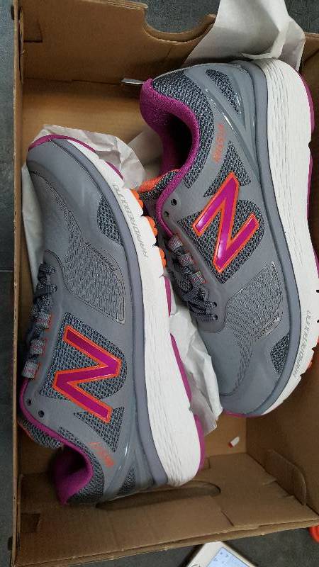 Womens&nbspNew Balance Fitness Walking Gray Shoe  Shoes -&nbsp6.5