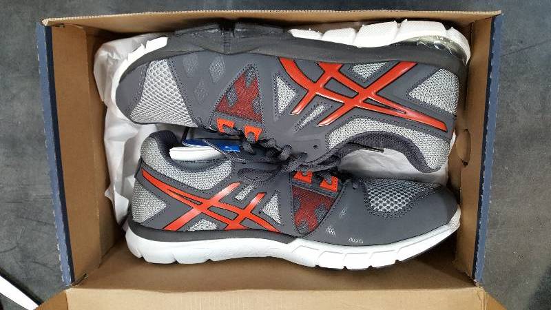Mens ASICS Gel-Craze TR 3 Training Charcoal Orange Running Shoe  Shoes - 7.5
