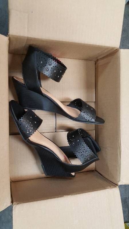 Womens XOXO SALLIE-S Wedge  Wedges SA Black - 6