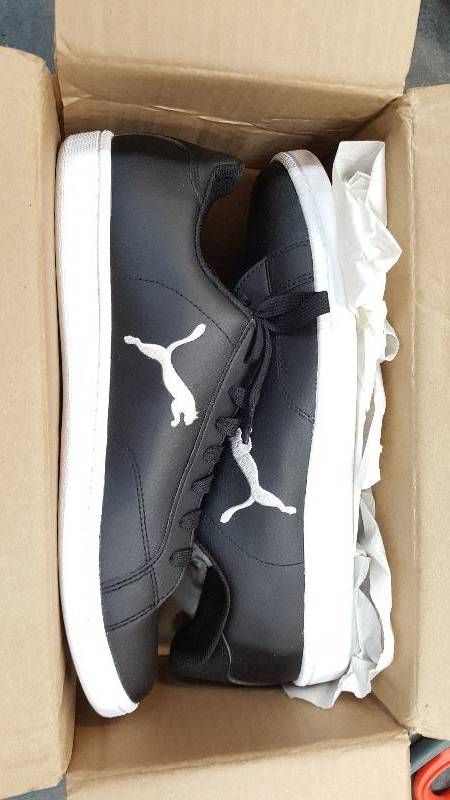 Mens PUMA SMASH CAT Black Shoe  Shoes - 12