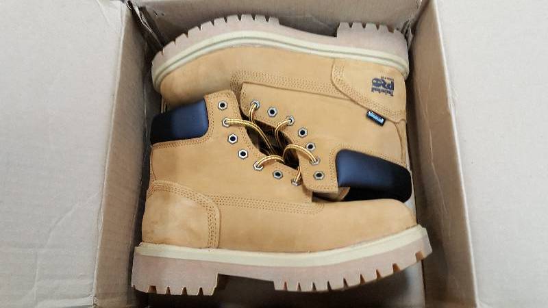 Mens Timberland PRO 6 Steel Toe Wheat Boot  Boots - 8 12 WIDE