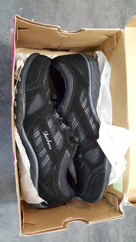 Womens Sketchers  Skechers Active - Breathe Easy Black Shoe  Shoes - 8