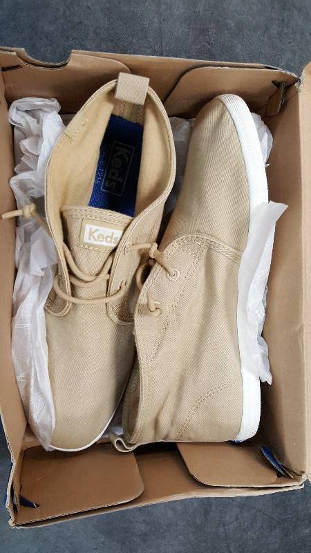 Womens KEDS CHILLAX CHUKKA Tan Shoe  Shoes - 8