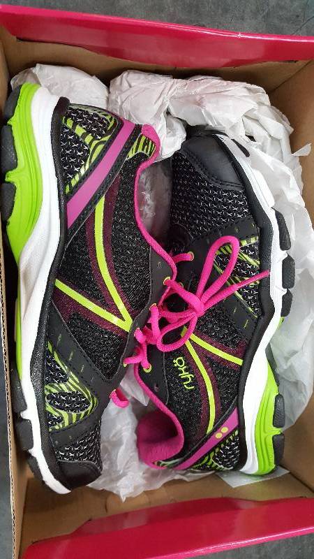 Womens RYKA VIDA RZX Cross Training Black Pink Green Running Shoe  Shoes - 5.5