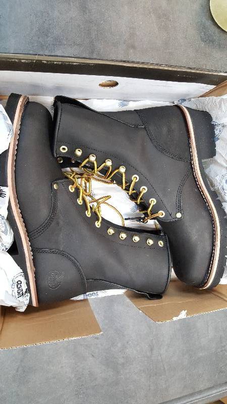 Mens Georgia Black ST Logger Black Boot  Boots - 10.5