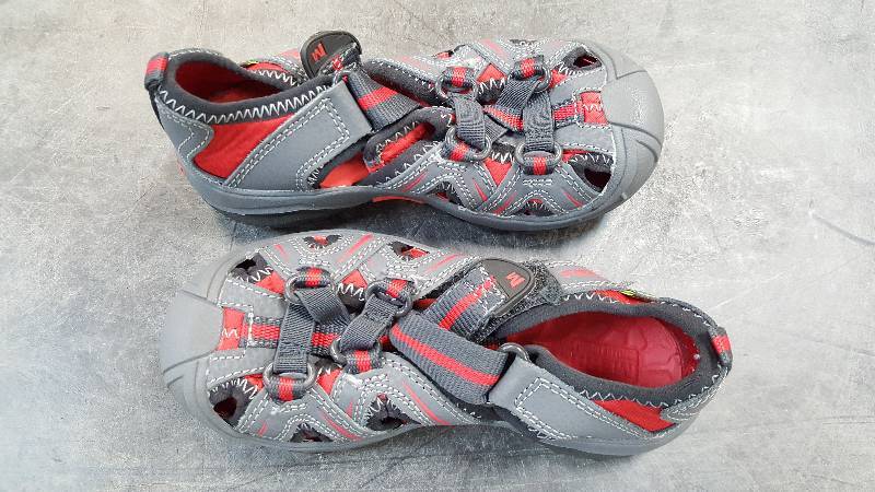 Kids Merrell Hydro Gray Red Sandal  Sandals - 10