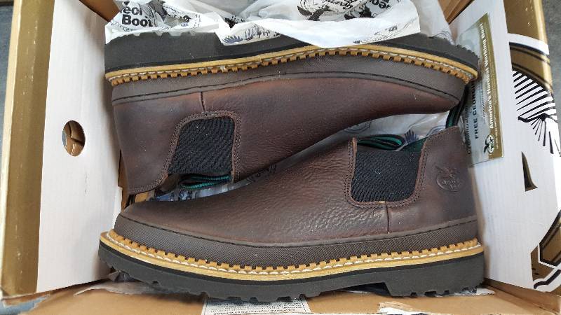 Mens Georgia Romeo Work Shoe Brown Shoe  Shoes - 13 WIDE