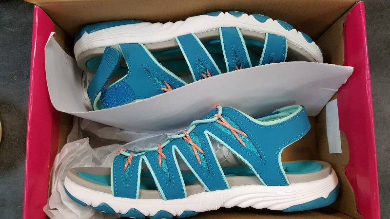 Womens RYKA GLANCE Casual Sport BLUE MINT CORAL Sandal  Sandals - 6