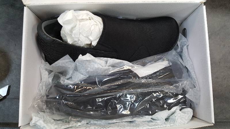 Womens Softwalk Tilton Black Croc Shoe  Shoes - 10
