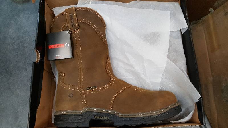 Mens Wolverine Anthem Western Brown Boot  Boots - 13 WIDE (EW)