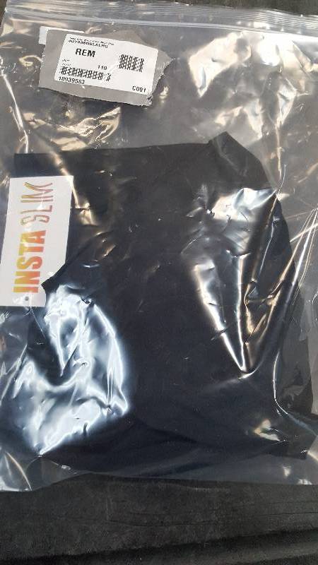 Insta Slim Mens Crew Neck Black T-Shirt - XL  X-Large