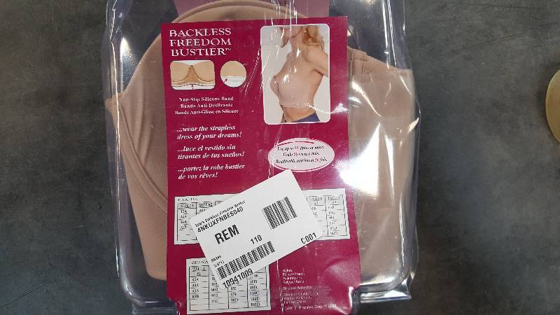 Braza Backless Freedom Bustier Bra Beige 4