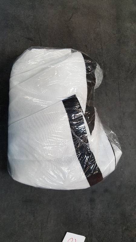 Nubiano Ms Peplum Brooch Suit White Black 12