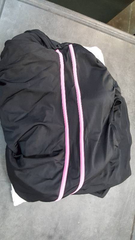 Blair Plus Size Slimming Swimdress  Swimsuit Black Pink 22W
