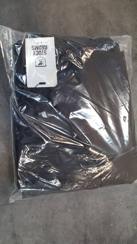 STACY ADAMS LINEN-COTTON Pant Suit Black 2XL42