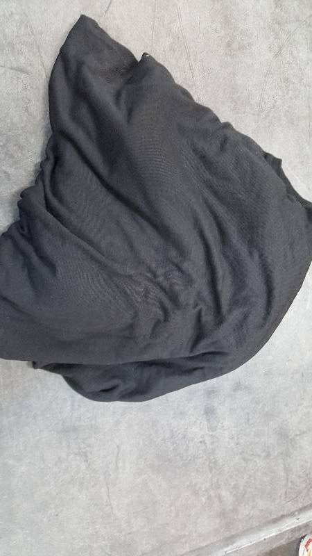 Womens LA Pop Flowy Circle Top Shirt Black 2XL