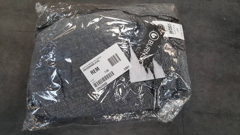 LA Pop Art MN Burnside Chambray Long-Sleeve Shirt Black 3XL
