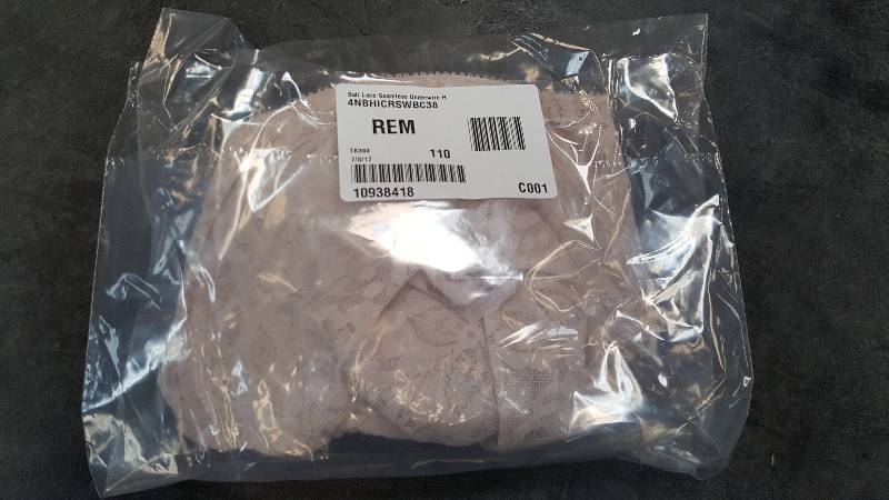 Bali Lace Seamless Underwire Rosewood Bra - 38 C